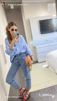 Daily Casual Outfits For Women, Looks Jeans, Casual Outfit Inspiration, Elegante Casual, Mode Casual, Looks Style, Look Chic, Outfits Casuales, Moda Fashion