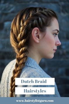 Get inspired with these creative Dutch braid hairstyle ideas! Perfect for those who love to stand out. #DutchBraidHairstyle #UniqueBraids #HairInspo Dutch Side Braid, Pirate Hair, Gorgeous Hair