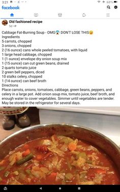 the recipe for this soup is very easy to make