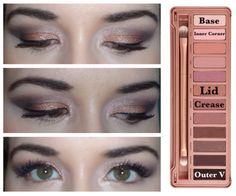 Fall Eyeshadow Looks, Bronze Smokey Eye, Fall Eyeshadow, Make Up Tutorials, Applying Eye Makeup, Palette Makeup, Simple Eye Makeup