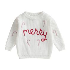 PRICES MAY VARY. Material: Knitted Christmas baby sweater made of high quality 95% cotton 5% polyester fabric, ultra-soft, skin-friendly, good breathability, and comfortable to wear.Baby white christmas sweater,baby sweater,baby girl fall clothes. Design: Toddler baby girl boy christmas sweatshirt,baby warm sweater,solid color,knit oversized pullover sweater,long sleeve crewneck sweatshirt,christmas baby sweater cute outfits,toddler sweater,toddler boys fall clothes. Occasions: Toddler boy girl Baby Christmas Sweater, Summer Outfit Accessories, Sweater Ideas, Perfect Sweater, Toddler Sweater, Baby Girl Boy, Toddler Christmas