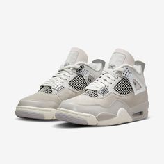 Brand: Air Jordan Model: WMNS Air Jordan 4 Retro Nickname: 'Frozen Moments'Colorway: Light Iron Ore / Sail - Neutral Grey SKU: AQ9129-001Release Date: 08/26/2023 Black Cat 4s, Frozen Moments, Jordan 4’s, Basketball Shoes For Men, Jordan Model, Jordan 4s, Womens Air Jordans, Iron Ore, Jordan 4 Retro