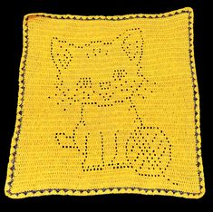 This Kitten and Yarn blanket pattern is beginner-friendly, using basic stitches.. We hope experienced crocheters will also enjoy the pattern. Approximate Size (No Border): 62cm x 69cm (24.5in x 27in) Approximate Yarn Length: 750m (820 yards) This pattern suggests a 4mm hook and any DK yarn of your choice. You may use other hooks or yarn but obviously the blanket size will come out different. US Terms: Chain(ch), Single crochet(sc), Double crochet(dc), Standing Double(st dc) UK Terms: Chain(ch), Crochet Filet Pattern, Filet Crochet Baby Blanket, Crochet Granny Square Beginner, Crochet Star Blanket, Treble Crochet, Crochet Charts, Basic Stitches, Crochet Blanket Designs, Star Blanket