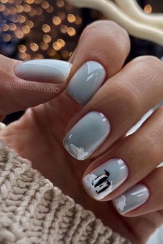 New Years Nail Designs, Red Acrylic Nails, Her Nails, White Nail