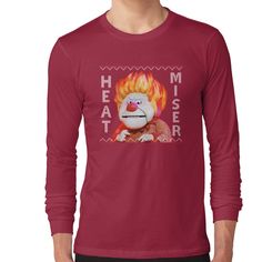 Slim fit, crew neck t-shirt with long sleeves and ribbed cuffs. Solid colors are 100% cotton, heather colors are cotton blend. Range of colors available, with the option to print on front or back. Size range S-2XL, suitable for men and women. Heat Miser. Ugly Sweater. Heat Miser, Ugly Sweater, Long Sweaters, Being Ugly, Long Sleeve Sweater, Long Sleeve T Shirt, Neck T Shirt, Solid Colors, Long Sleeve Tshirt Men