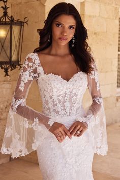 Sophia Tolli Accessories Sophia Tolli: Y3123SL Dramatic Wedding Dress, Mikado Wedding Dress, Ethereal Wedding Dress, Bohemian Beauty, Sophia Tolli, Princess Bridal, Crepe Wedding Dress, Boho Bridal Gowns, Chiffon Wedding Dress