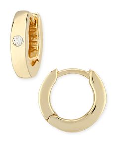 in stock Timeless Gold Round Cut Huggie Earrings, Yellow Gold Huggie Earrings With Vs Clarity, Luxury 14k Gold Round Huggie Earrings, Luxury 14k Gold Round Cut Huggie Earrings, Elegant Huggie Jewelry From Macy's, Macy's Yellow Gold Round Cut Jewelry, Elegant Macy's Huggie Jewelry, Macy's Yellow Gold Jewelry With Prong Setting, Yellow Gold Vvs Clarity Hoop Jewelry