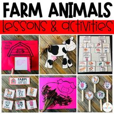 farm animals lessons and activities for kids