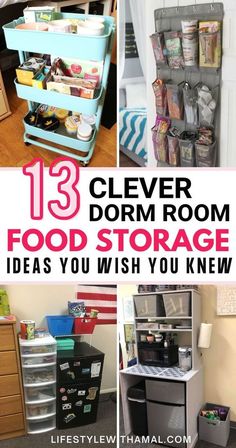 clever storage ideas for your dorm room that you can use in the next few years