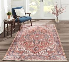 Momeni Chandler CHN-01 Rugs | Rugs Direct Traditional Prints, Graphic Rug, Turkey Colors, Traditional Pattern, Medallion Rug, Rug Direct, Hand Knotted Rug, Transitional Area Rugs, Blue Area Rug