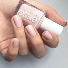 This Is Officially The Most Popular Nail Polish On Pinterest Wedding Nail Colors, Ongles Gel French, Essie Nails, Natural Looking Nails, Nail Art Tattoo, Popular Nail Colors, Summer Nail Polish, Natural Nail Polish, Nude Nail Polish