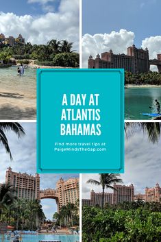 a collage of photos with the words, a day at atlantic's bananas