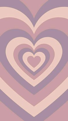 an image of a heart made out of pink and purple shapes on a white background