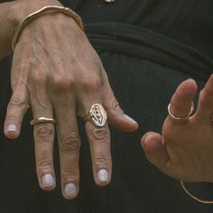 This beautifully crafted ring is a homage to the ancient goddess artifacts found the world over since the origins of humanity. This particular design has been crafted after the 15,000 year old Venus of Abri Pataud in southern France. Handcrafted from resilient bronze, this ring is an exquisite, timeless piece of jewelry that will last for generations and remind us that the great mother is always nourishing us, and watching over us. DETAILS - Available in solid bronze, sterling silver, or gold - Symbolic Hand Forged Ring Jewelry, Heirloom Brass Open Ring Jewelry, Heirloom Style Hand Forged Brass Rings, Heirloom Hand Forged Brass Rings, Symbolic Open Ring Jewelry With Polished Finish, Spiritual Yellow Gold Signet Ring, Symbolic Open Ring With Polished Finish, Symbolic Hand Cast Ring Jewelry, Bronze 14k Gold Ring