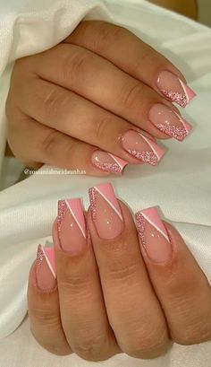 #viral #fashion #aesthetic #shorts #art Nails For 16 Birthday, Formal Nail Designs Classy, Acrylic Nail Designs Pink, Acyrilics Nails Ideas, Short Pink Nails Designs, Cute Wedding Nails, Fancy Pink Nails, Holiday Nails Summer Acrylic, Nail Acrylic Ideas