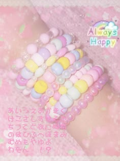 Cute Core Jewelry, Kawaii Accessories Jewelry, Kawaii Kandi Bracelets, Cutecore Bracelet Ideas, Cutecore Bracelets, Cute Kandi Bracelets, Cutecore Jewelry, Cutecore Bracelet