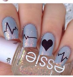 French Pedicure, Valentine Nails, Heart Nail Art, Nail Designs Valentines, Super Nails, Shellac Nails, Ideas Nails, Trendy Nail Design