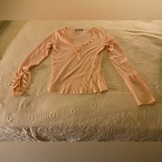 Women’s Size Medium- Runs Small . Bebe - Who Remembers This Store - Lots Of Fun Styles. Soft Romantic Pink Shirt. Perfect For Date Night. Never Worn. Cute Fitted Long Sleeve Tops, Feminine Stretchy Loungewear Top, Cute V-neck Loungewear Tops, Feminine Fitted Tops For Loungewear, Cute V-neck Tops For Loungewear, Feminine Stretch Long Sleeve Top, Feminine Long Sleeve Stretch Top, Fitted Spring Loungewear Shirt, Fitted Spring Shirt For Loungewear