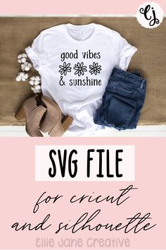 the svg file for cricut and silhouette is shown on top of a pink background