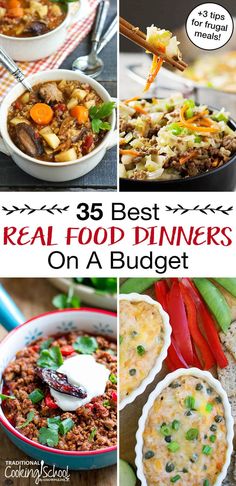 the best real food dinners on a budget