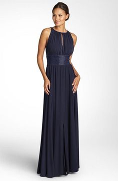 15 Sexy Mother of the Bride Dresses ... Black Bridesmaids, Black Prom Dress, Mothers Dresses, Mom Dress, Maxi Robes, Long Black Dress, Groom Dress