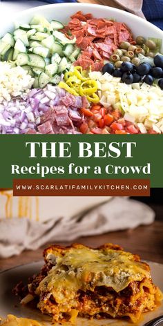 the best recipes for a crowd