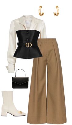 Chique Outfits, Makijaż Smokey Eye, Classy Work Outfits, Stylish Work Outfits, Moda Vintage, Mode Inspo, Looks Chic, Luxury Style, Kpop Fashion Outfits