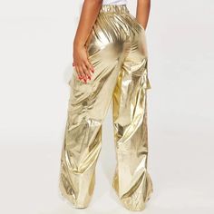 Get ready to shine and slay in these 🔥 Women's Metallic High Waist Ruched Harem Pants! Perfect for any occasion, these pants hug your curves and elevate your style ✨ Available now for only $98.95 💰 #SexyPants #HighWaist #Metallic #Ruched #HaremPants #CasualChic #FashionGoals #MustHave #Glam #WomensFashion Patchwork Trousers, Pants Design, High Waisted Trousers, Gold Fashion, Glamorous Evening Gowns, Fashion Pants, Cargo Pants, Fashion Nova, Trendy Fashion