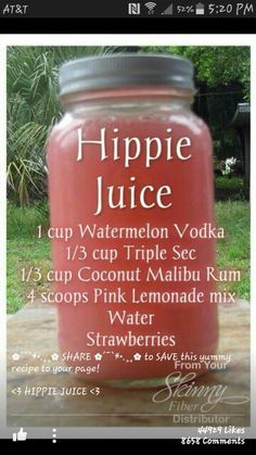 a jar of watermelon juice is shown on the webpage, with information about it