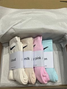 Brand new Nike crew socks hand dyed Size 2-4 5-8 and 8-11 uk sizes in box with labels Nike Socks Outfit, Preppy Socks, Nike Gifts, Nike Clothes, Nike Products, Nike Set, Trendy Socks, Sephora Skin Care