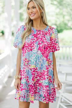 shop the mint, boutique clothing for women, trendy online boutique Blue Floral Dress, Mint Julep Boutique, Abstract Floral Print, Floral Blue Dress, Find You, Model Fits, Little Dresses, Metallic Thread, Threading