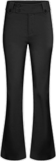 Black Elastane Bottoms With Belt Loops, Trendy Mid-rise Pants With Belt Loops, Trendy Stretch Pants With Belt Loops, Workwear Pants With Contrast Trim, Mid-rise Elastane Bottoms With Belt Loops, Mid-rise Bottoms With Belt Loops In Elastane, Trendy Straight Pants With Belt Loops, Sporty Trousers For Workwear, Sporty Pants For Spring Night Out