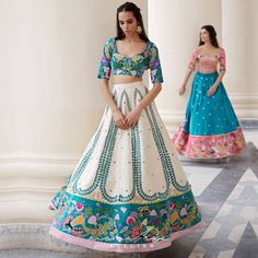 Lehenga Blue, Aisha Rao, Embellished Lehenga, Haldi Outfit, Wedding Lehengas, Tulle Skirt Black, Teal Velvet