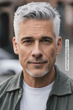 hairstyle men curly Mens Hair Over 50, Silver Fox Hairstyles Men, Silver Foxes Men Aging Gracefully, Grey Hair Male, Short Gray Hair Over 50, Older Men Haircuts Over 50, Silver Foxes Men, Older Men Haircuts