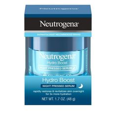 Welcome to our store feedback | contact Our Store Our Listings Feedback Newsletter Contact     Neutrogena Hydro Boost Night Pressed Face Serum Skin Care Routine Hydrate New   DESCRIPTION:   Discover the secret to visibly smoother, supple skin that's three times more hydrated overnight with Neutrogena Hydro Boost Hyaluronic Acid Night Pressed Serum. From a dermatologist-recommended brand, our formula is packed with hydrating hyaluronic acid and supercharged antioxidants that work together to revi Serum For Dry Skin, Hydro Boost, Neutrogena Hydro Boost, Extra Dry Skin, Night Moisturizer, Hydrating Moisturizer, Night Serum, Skin Care Moisturizer, Face Moisturizer