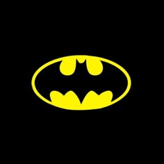 the batman symbol on a black background