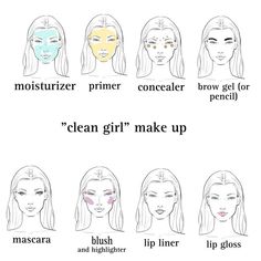 clean girl makeup tutorial Mekap Mata, Subtle Makeup, Makeup Help, Quick Makeup