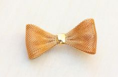 "This pin is adorable! I found it in an old warehouse and it has never been used. They are gold plated and about 2.5\" long." Old Warehouse, Mesh Bows, Bow Brooch, Vintage Pins, Brooch Pin, Favorite Jewelry, Brooches, Gold Plate, Accessory Gift