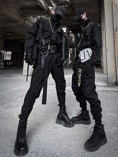 40 Birthday Party, 40 Birthday, Techwear Outfits, Cyberpunk Clothes, Dark Outfits, Black Outfits