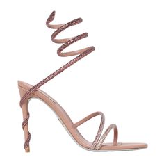 Rene Caovilla Margot Nude Crystal Snake Ankle Wrap Strap Sandal Heel Pump 38.5 ********** Rene Caovilla ********** Brand: Rene Caovilla Size: 38.5 (Know Your Caovilla Size) Name: Margot Color: Nude Satin / Light Peach - Blush Rose Strass Style: Sandal Pump Style#: C11755 Material: Leather Open Front Toe Standing On A 105mm Heel 3 Color Ombre Degrade Crystal Strass Throughout Nude Leather Material Wrap Around Snake Ankle Strap Thin Back Heel Classic Silver Glitter Sole Brand New In Box, Comes Wit Wrap Around Snake, Caovilla Shoes, Rene Caovilla Shoes, Strap Sandals Heels, Peach Blush, Rene Caovilla, Blush Rose, Ankle Wrap, Light Peach