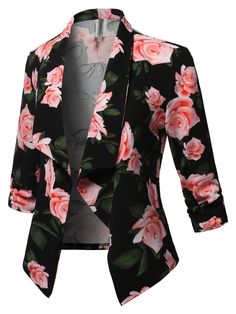 Welcome to Oceanic Demo Store. Women Men Kids Accessories Sale Free Next Day Delivery Free next day delivery on orders over $50 30 Days Return Policy See our return policy Online & Phone Support Have a query? Just contact our support team 100% Buyer Satisfaction Checkout safely with peace of mind Stretch 3/4 Gathered Sleeve Open Blazer Jacket Price USD 28.49 FOLLOW US HAVE A QUESTION? CATEGORIES Men Other Women HELPFUL LINKS Add to Favorite Seller Ask Seller a Question View Feedback Visit Our St Casual Long Sleeve Floral Print Blazer, Trendy Spring Outerwear With 3/4 Sleeves, Trendy 3/4 Sleeve Spring Outerwear, Black 3/4 Sleeve Blazer For Spring, Outer Formal, Denim Coat Women, Open Blazer, Stylish Work Attire, Blazer Jackets For Women