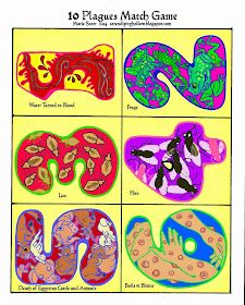 four different types of animal and plant parts in the shape of letters with numbers on them