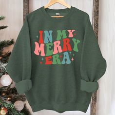 Christmas Sweatshirt Ideas, Holiday Shirt Ideas, Christmas Shirt Funny, Merry And Bright Christmas, Sweater Plus Size, Sweater Plus, Christmas Sweaters For Women, Funny Christmas Sweaters, Funny Sweaters