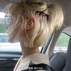 Have Inspiration, Shot Hair Styles, Penteado Cabelo Curto, Short Hair Haircuts, Short Blonde Hair