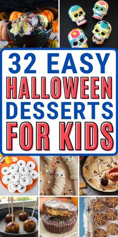 halloween desserts for kids that are easy to make