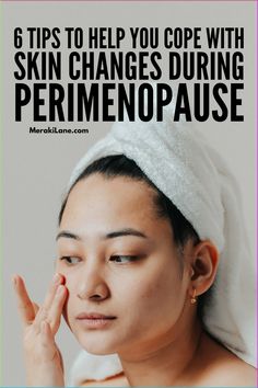 Taking care of your skin during perimenopause is extra important. Check out our best tips for skin changes during perimenopause. Tips For Skin, Peptide Serum, Best Skin Care Routine, Morning Skin Care Routine, Sensitive Skin Care, Wrinkled Skin, Enlarged Pores, Cruelty Free Skin Care, Skincare Tools