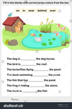 worksheet for children to learn english with pictures