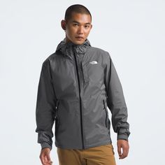 Made with 100% recycled fabrics and a packable design that makes it easy to toss in your pack  the men's The North Face Alta Vista jacket will be your go-to hiking shell when rain is in the forecast. Lightweight Waterproof Functional Windbreaker, Gray Waterproof Windbreaker For Outdoor, Gray Nylon Outerwear For Hiking, Lightweight Waterproof Windbreaker For Outdoor Activities, Packable Nylon Outerwear For Hiking, Lightweight Waterproof Windbreaker For Hiking, Gray Nylon Windbreaker For Outdoor, Gray Nylon Windbreaker For Hiking, Gray Nylon Waterproof Windbreaker