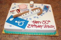 Humorous men's birthday cake - "over the hill birthday cake" Men's Birthday Cake, Birthday Cake Ideas For Men, Cake Ideas For Men, Over The Hill Birthday, Cupcakes For Men, New Birthday Cake, Dad Birthday Cakes, 50th Cake