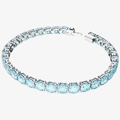 With its flawlessly crafted design, it showcases a series of circular stones in a refreshing light aquamarine hue, set on a rhodium-plated base for a chic fusion. Width: 0.5cm Length: 15.5cm Item Code: 5648927 Luxury Jewellery, Oasis Fashion, Pierced Jewelry, Swarovski Jewelry, Polish Jewelry, Tennis Bracelet, Fashion Face, Luxury Jewelry, Womens Jewelry Bracelets